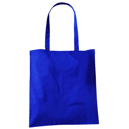 Large Royal Blue Cotton Bags