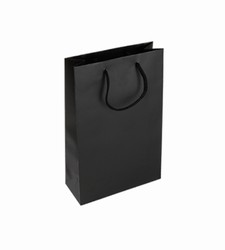 Small Plus Black Paper Bags