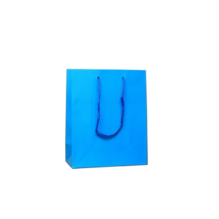 Extra Small Tiny Gloss Laminated Rope Handle Paper Bags-11x15x7cm Extra Small Tiny Gloss Laminated Rope Handle Paper Bags-11x15x7cm