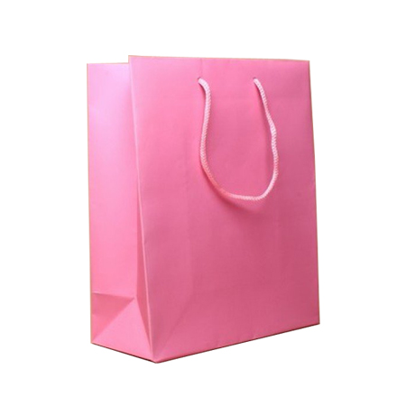 Small Matt Laminated Paper Bags with Rope Handles-15x20x8cm Small Matt Laminated Paper Bags with Rope Handles-15x20x8cm