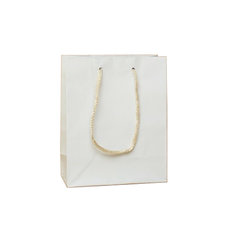 Extra Small Tiny Matt Laminated Rope Handle Paper Bags-11x15x7cm Extra Small Tiny Matt Laminated Rope Handle Paper Bags-11x15x7cm