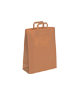 Kraft Paper Carrier Bags Flat Tape