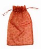 Extra Large Maroon & Gold Swirls & Stars Organza Bags Extra Large Maroon & Gold Swirls & Stars Organza Bags