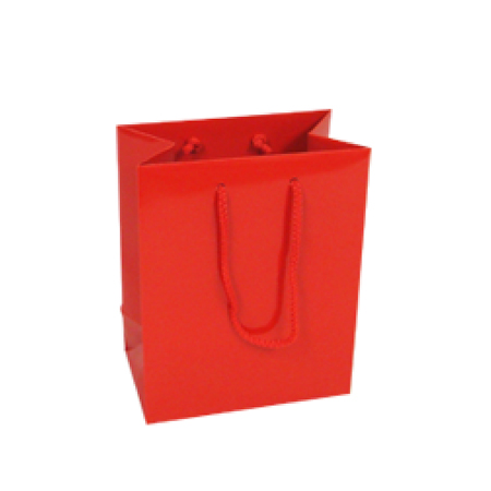 Small Gloss Laminated Paper Bags with Rope Handles-15x20x8cm Small Gloss Laminated Paper Bags with Rope Handles-15x20x8cm