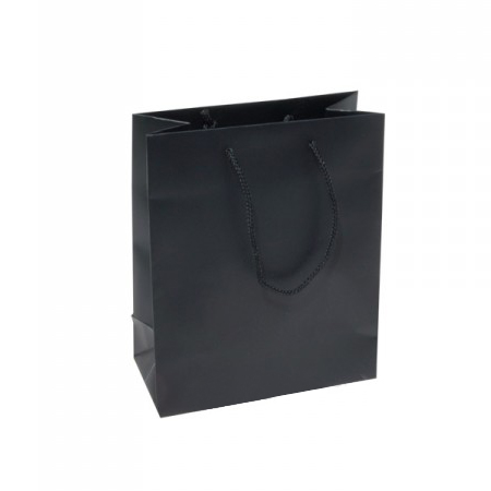 Small Plus Matt Laminated Paper Bags with Rope Handle -20x25x10cm Small Plus Matt Laminated Paper Bags with Rope Handle -20x25x10cm