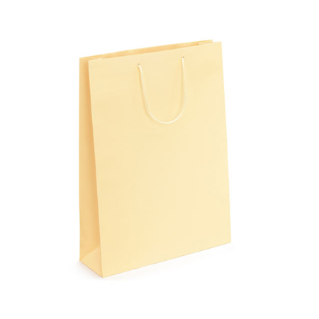 Medium Cream Matt Laminated Paper Bags Medium Cream Matt Laminated Paper Bags