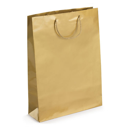 Large Gold Gloss Laminated Paper Bags Large Gold Gloss Laminated Paper Bags
