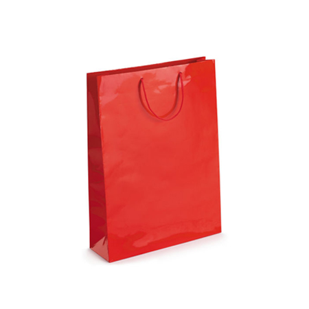 Small Gloss Laminated Paper Bags with Rope Handles-15x20x8cm Small Gloss Laminated Paper Bags with Rope Handles-15x20x8cm