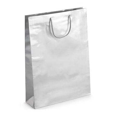 Large Silver Gloss Laminated Paper Bags Large Silver Gloss Laminated Paper Bags