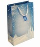Large Blue Xmas Paper Gift Bag Large Blue Xmas Paper Gift Bag