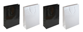 Small Plus Gloss Laminated Bag with Rope Handles