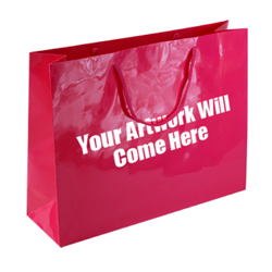 Large Gloss Laminated Rope Handle Paper Bags-43x33x13cm