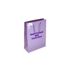 Extra Small Tiny Gloss Laminated Rope Handle Paper Bags-11x15x7cm