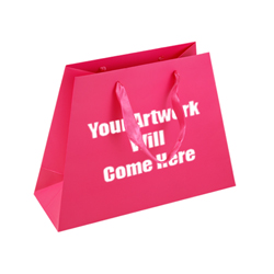 Pyramid Gift Bags Matt Laminated with Ribbon Handles 33-23 x 25 x 12