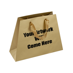 Pyramid Gift Bags Matt Laminated with Ribbon Handles 33-23 x 25 x 12