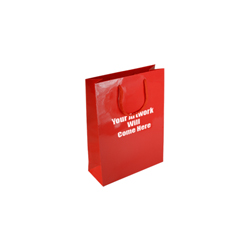 Extra Small Tiny Gloss Laminated Rope Handle Paper Bags-11x15x7cm