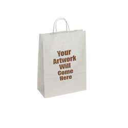 Small Kraft Twisted Handle Paper Bags-19x21x8cm