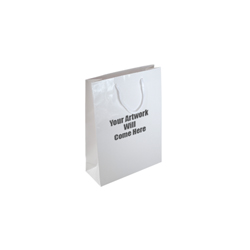 Extra Small Tiny Gloss Laminated Rope Handle Paper Bags-11x15x7cm