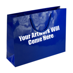 Large Gloss Laminated Rope Handle Paper Bags-43x33x13cm