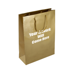 Medium Gloss Laminated Rope Handle Paper Bags-25x34x10cm