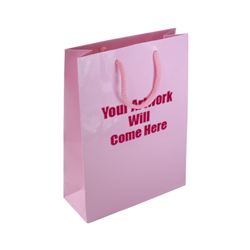 Medium Gloss Laminated Rope Handle Paper Bags-25x34x10cm