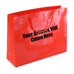 Large Gloss Laminated Rope Handle Paper Bags-43x33x13cm