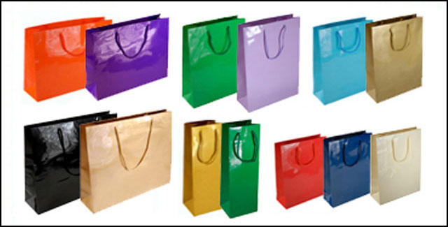 Gloss Laminated Paper Carrier Bags