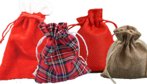 Christmas Drawstring Bags